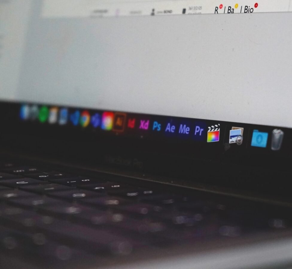 black acer laptop computer turned on displaying computer file